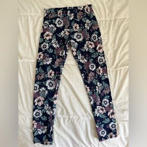 Floral cotton leggings from moon and stars